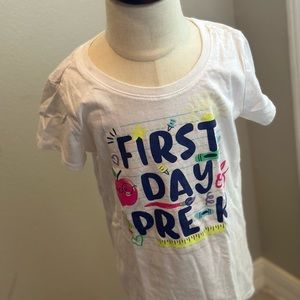 First day of pre k shirt